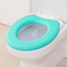 Load image into Gallery viewer, Bathroom O type EVA waterproof soft toilet pad thickening toilet seat warming cover 41*38cm